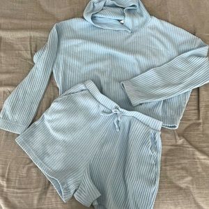 Hoodie and shorts set